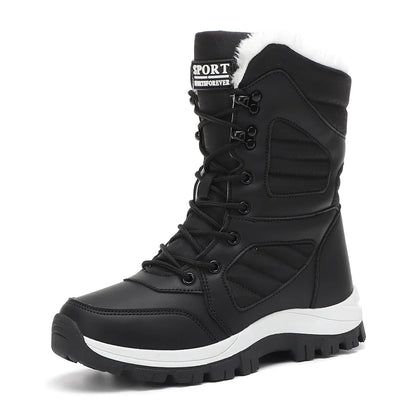 Women's Snow Boots – Waterproof High-Top Winter Ankle Boots