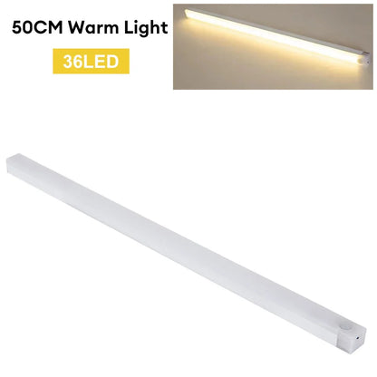 Led Motion Sensor Light Wireless Night Type C Rechargeable Cabinet Wardrobe Lamp Staircase Backlight