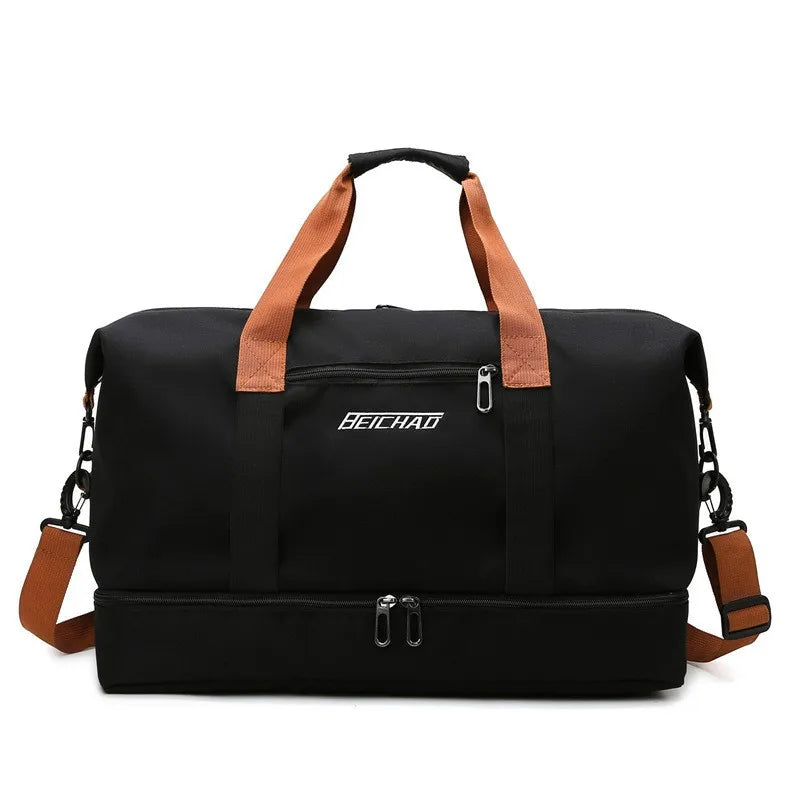 Gym Duffle Bag – Travel & Fitness Weekender with Shoe Compartment