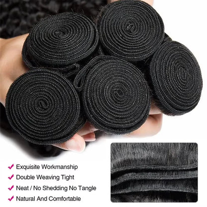 Peruvian Human Hair Bundles Body Wave 26 28 30 Inch Virgin 3 4 Women Sew Quick Weave Raw Extensions