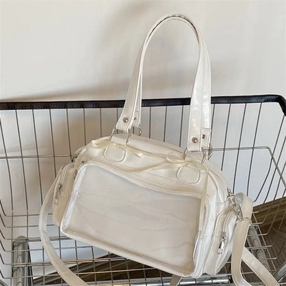 Cute Bow Bowling Bag Versatile Women's Shoulder Bag