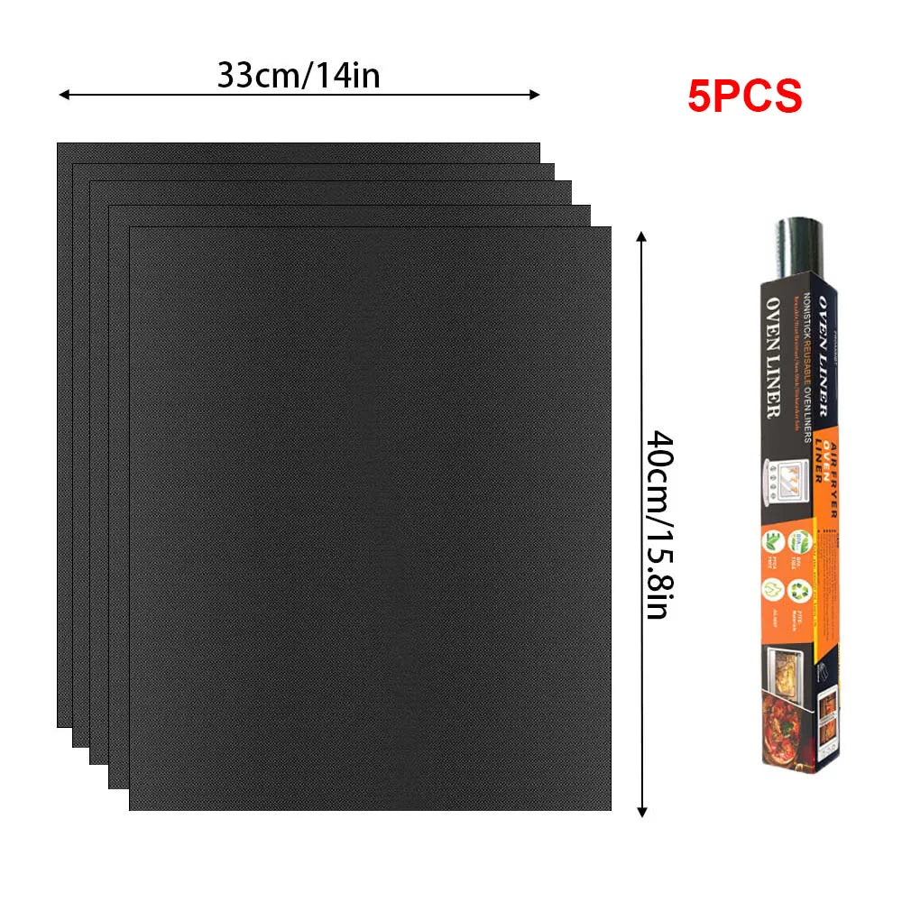 Non-Stick BBQ Grill Mat & Oven Liner – Reusable