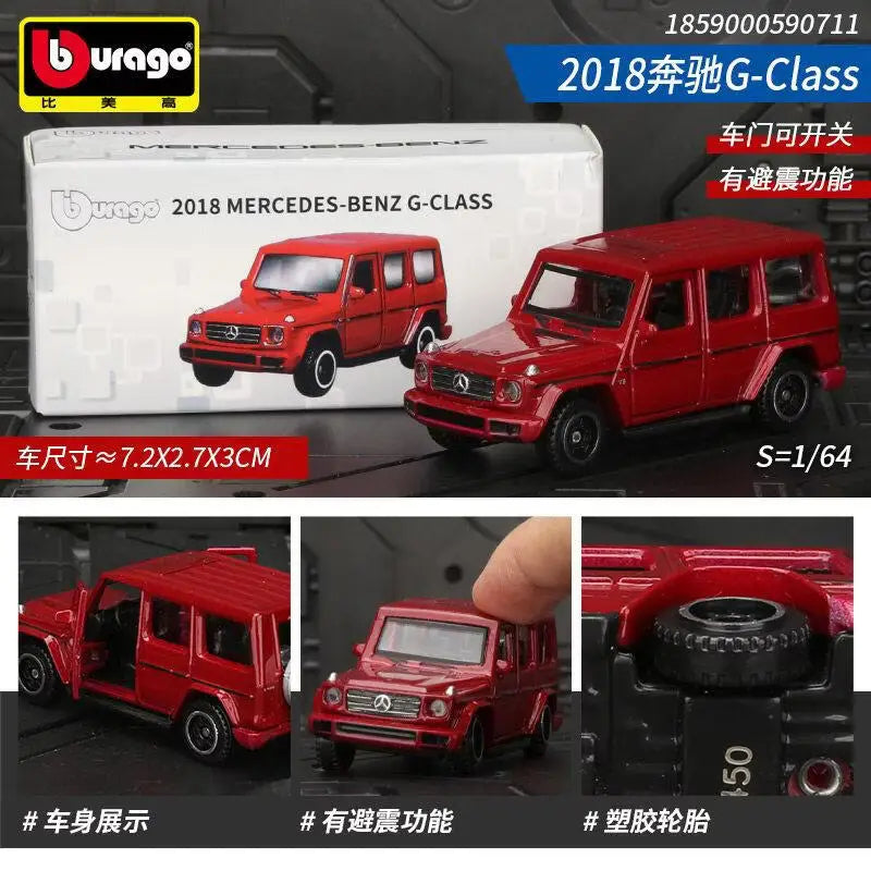 Bburago 1:64 Diecast Car Model – Ferrari, Porsche, Lamborghini & More