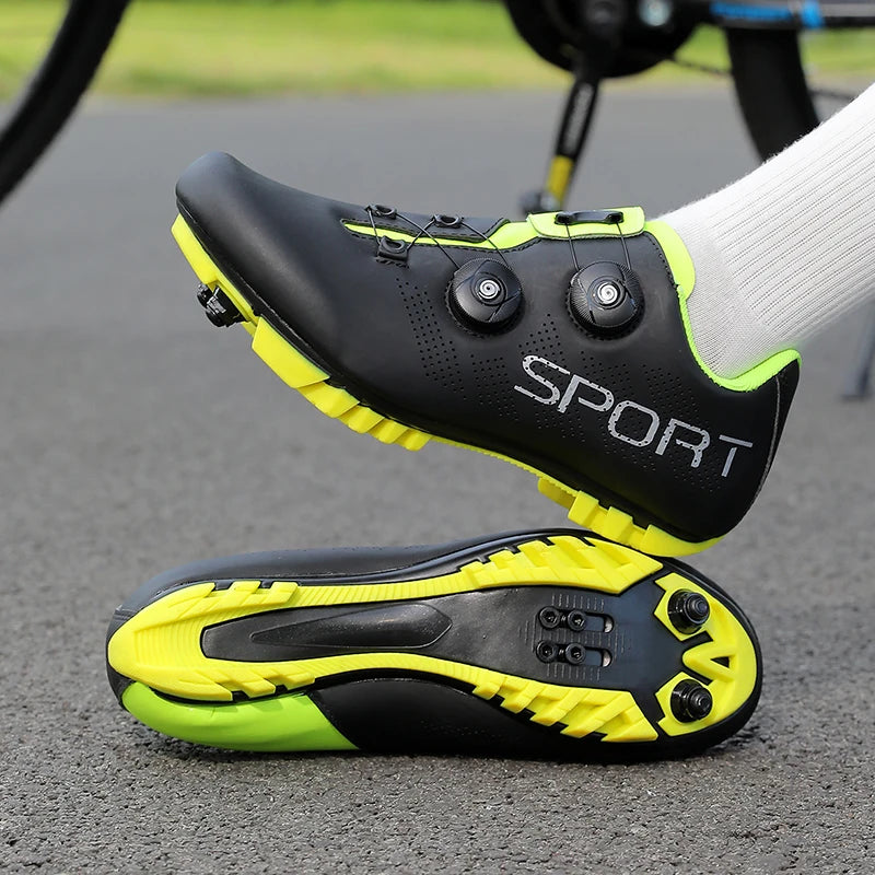 SPD Cycling Shoes - Breathable MTB & Road Bike Sneakers for Men and Women