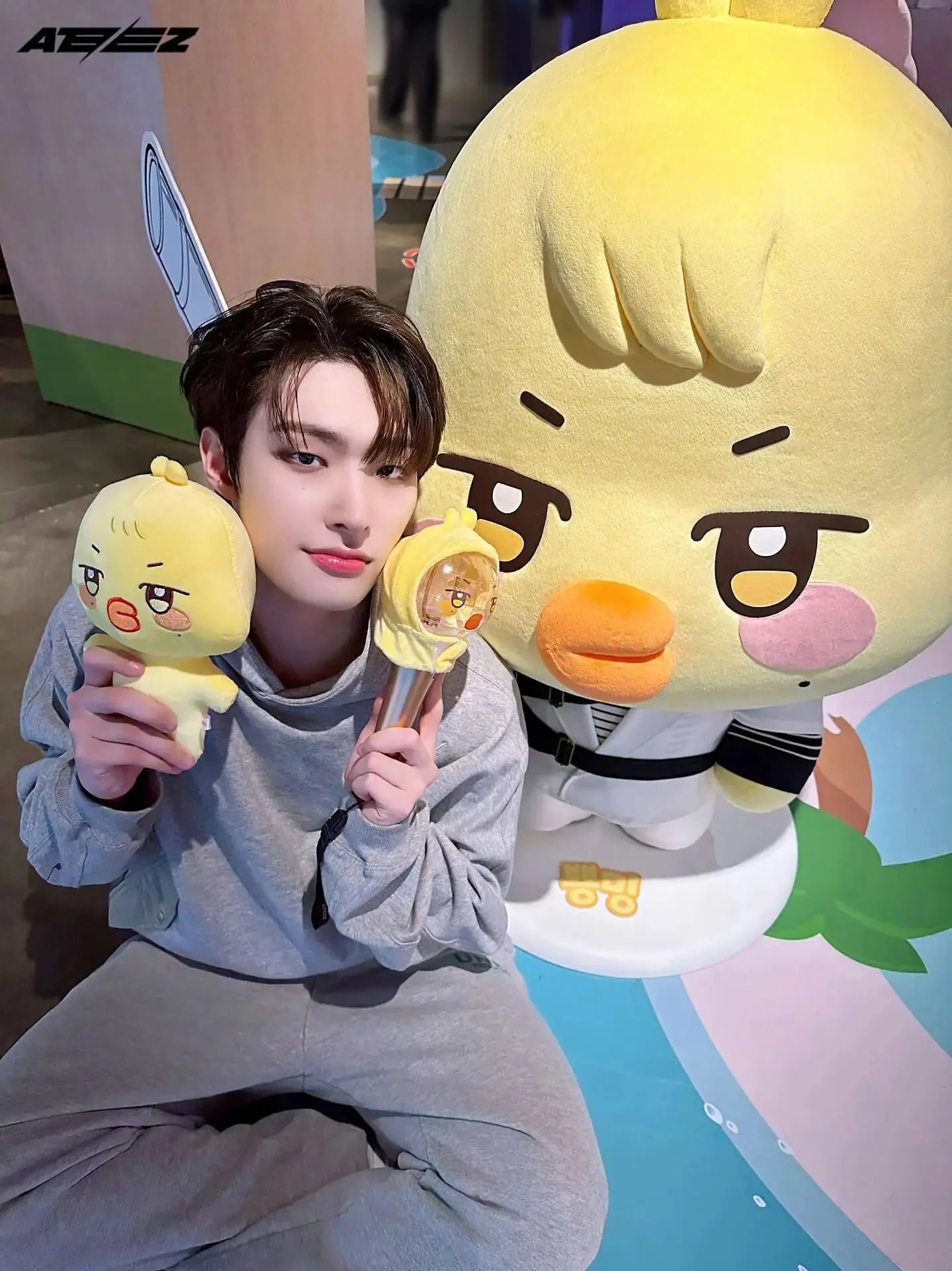 ATEEZ Kawaii Plush Doll Stuffed Animal Kpop Fan Gift