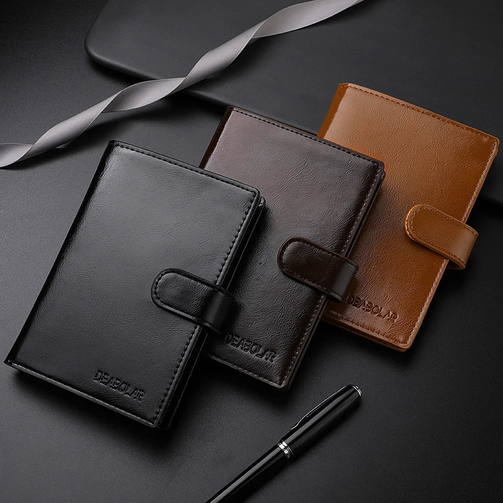 Passport Wallet & Card Holder – Men's Leather Travel Organizer