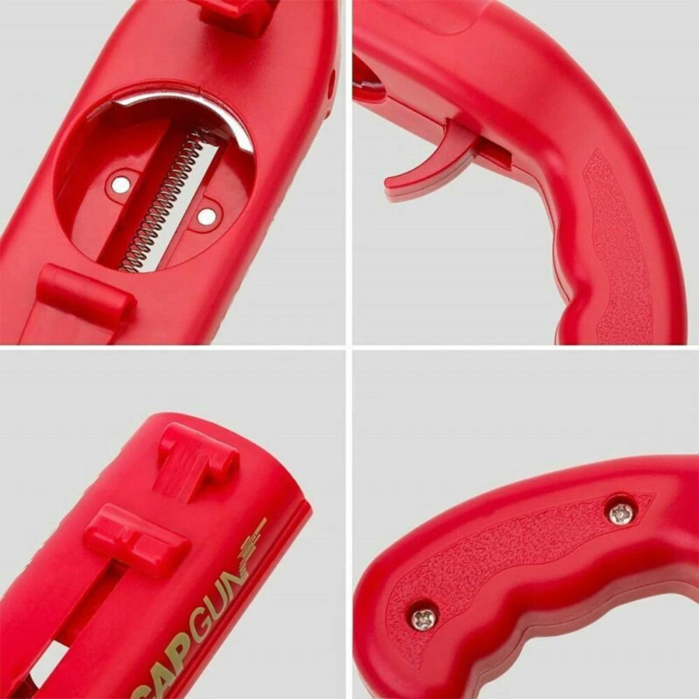 Cap Gun Beer Bottle Opener Portable Beverage Drinking Opening Launcher Kitchen Party Supply Bar Tool