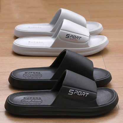 Big Size Summer Slippers Men Women Eva Soft Bottom Indoor Home Slides Sandals Light Beach Shoes Male