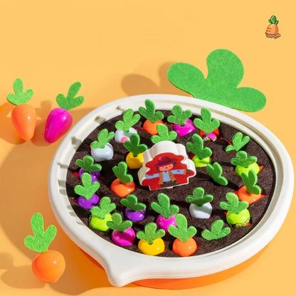 Montessori Pull Carrot Farm Toy for Toddlers