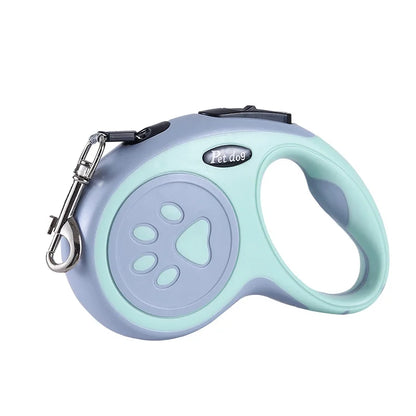 Retractable Dog Leash – Durable Nylon, 3m & 5m for Dogs & Cats