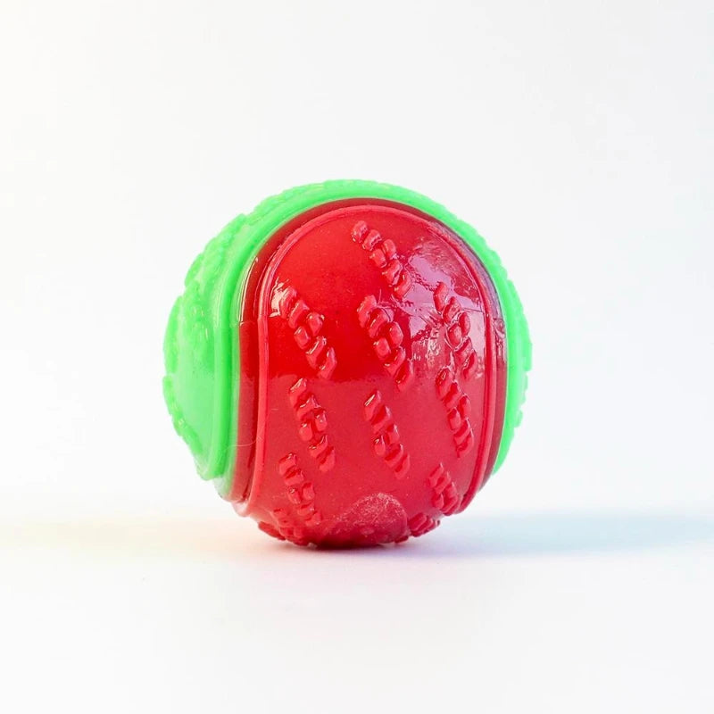 Dog Chew Ball Toy – Bite-Resistant Squeaky Silicone Teeth Cleaning