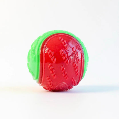 Dog Chew Ball Toy – Bite-Resistant Squeaky Silicone Teeth Cleaning