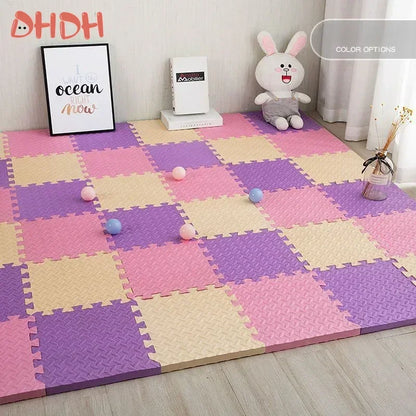 Foam Interlocking Floor Tiles 30x30cm Non-Slip Play Mat for Kids & Gym
