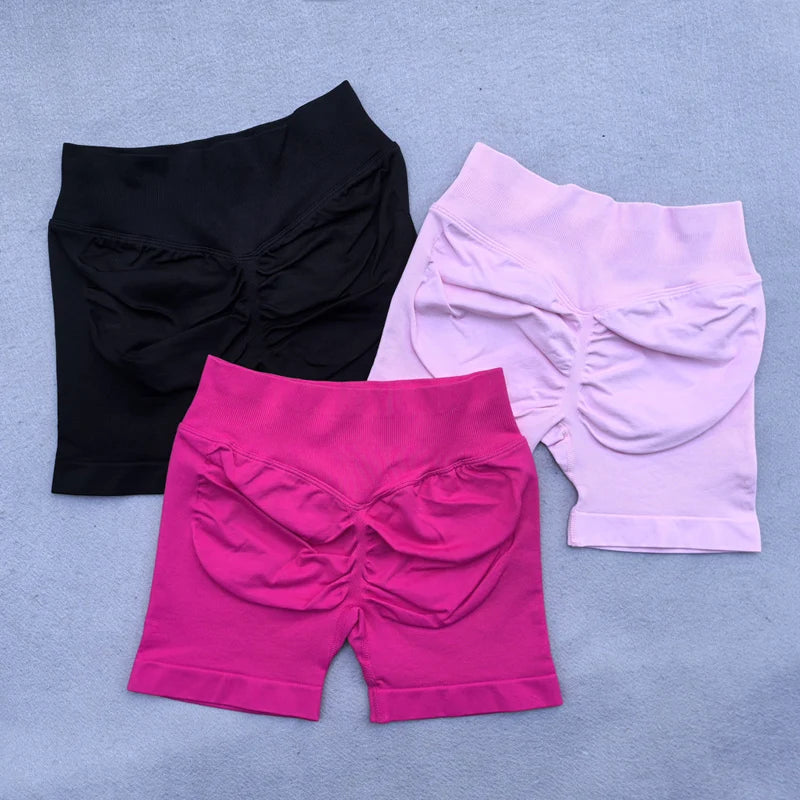 Women's Seamless Scrunch Bum Workout Shorts