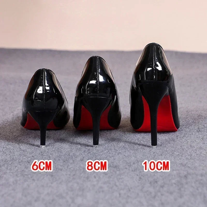 Red Bottom Women Heels – Classic Patent Leather Stiletto Pumps