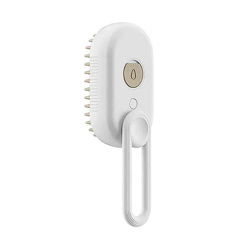 3-in-1 Steam Pet Brush for Cats & Dogs – Self-Cleaning Grooming Comb