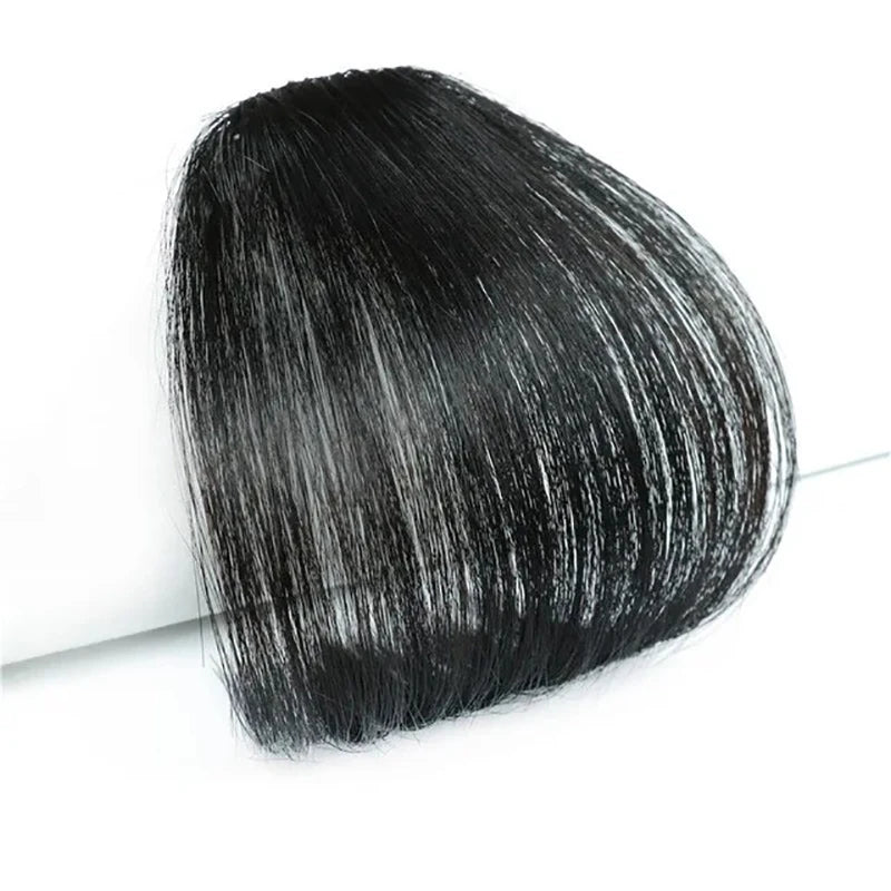 Clip-In Air Bangs Hair Extension – Synthetic Wispy Fringe Hairpiece for Women