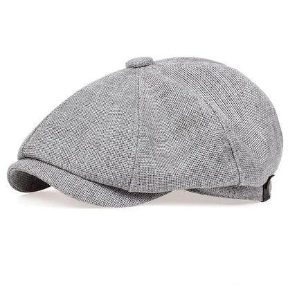 Newsboy Cap – Retro Octagonal Flat Cap for Men & Women