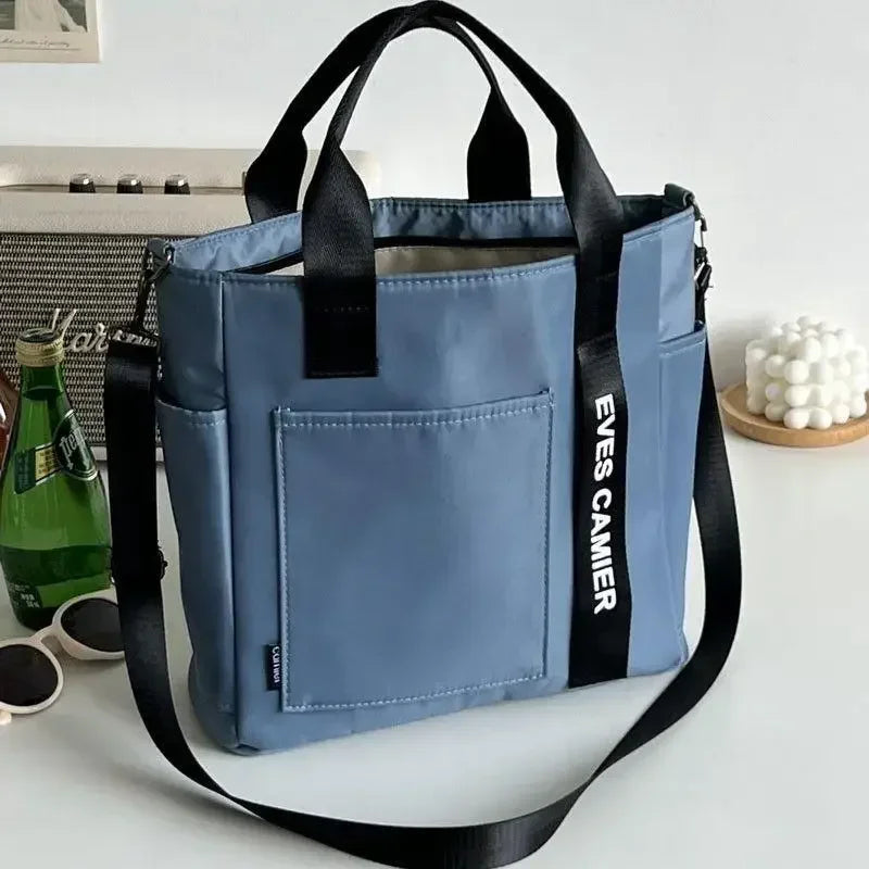 Large Capacity Nylon Tote Bag Women Waterproof Shoulder Crossbody