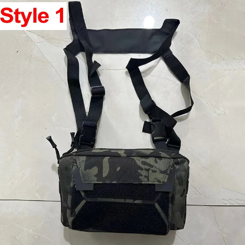 Tactical Chest Rig Bag – Outdoor Vest Pack for Hiking & Camping