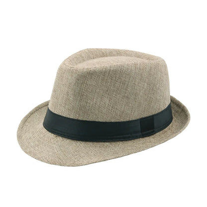 Fedora Sun Hat – Wide Brim Panama Jazz Cap for Men & Women