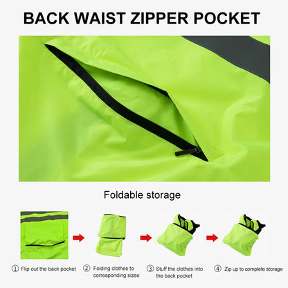 Cycling Windbreaker Jacket – Waterproof Reflective MTB & Road Bike Coat