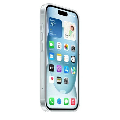 Original Magnetic Clear Case Iphone 17 Air 16 15 14 13 12 11 Pro Max Mini Funda Magsafe Silicone