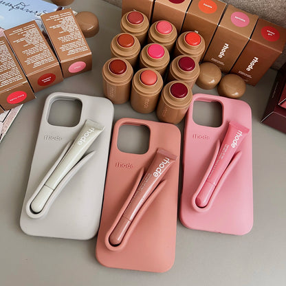 Autumn Ribbon Toast Raspberry Espresso Vanilla Lip Gloss Case Iphone 17 16e 16 12 13 14 15 11 Pro