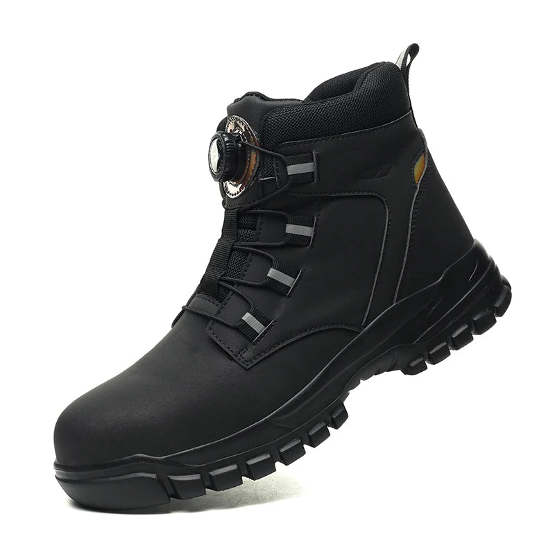 Steel Toe Safety Boots Men – Waterproof Chelsea Work Boots
