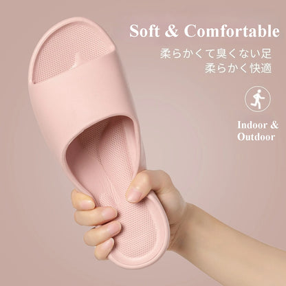 EVA Non-Slip Slides – Lightweight Breathable Indoor Slippers for Couples