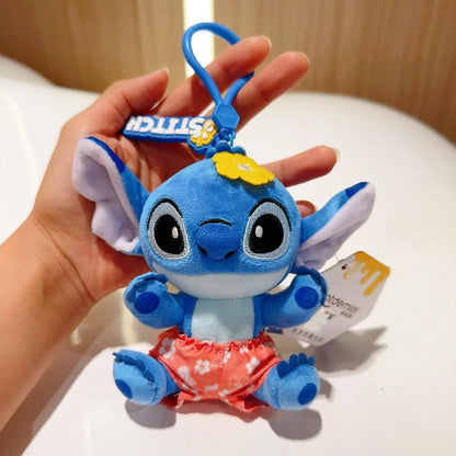 Cartoon Plush Doll Keychain - Cute Stuffed Animal Bag Charm