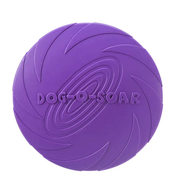 Silicone Dog Frisbee Chew-Resistant Flying Disc Toy