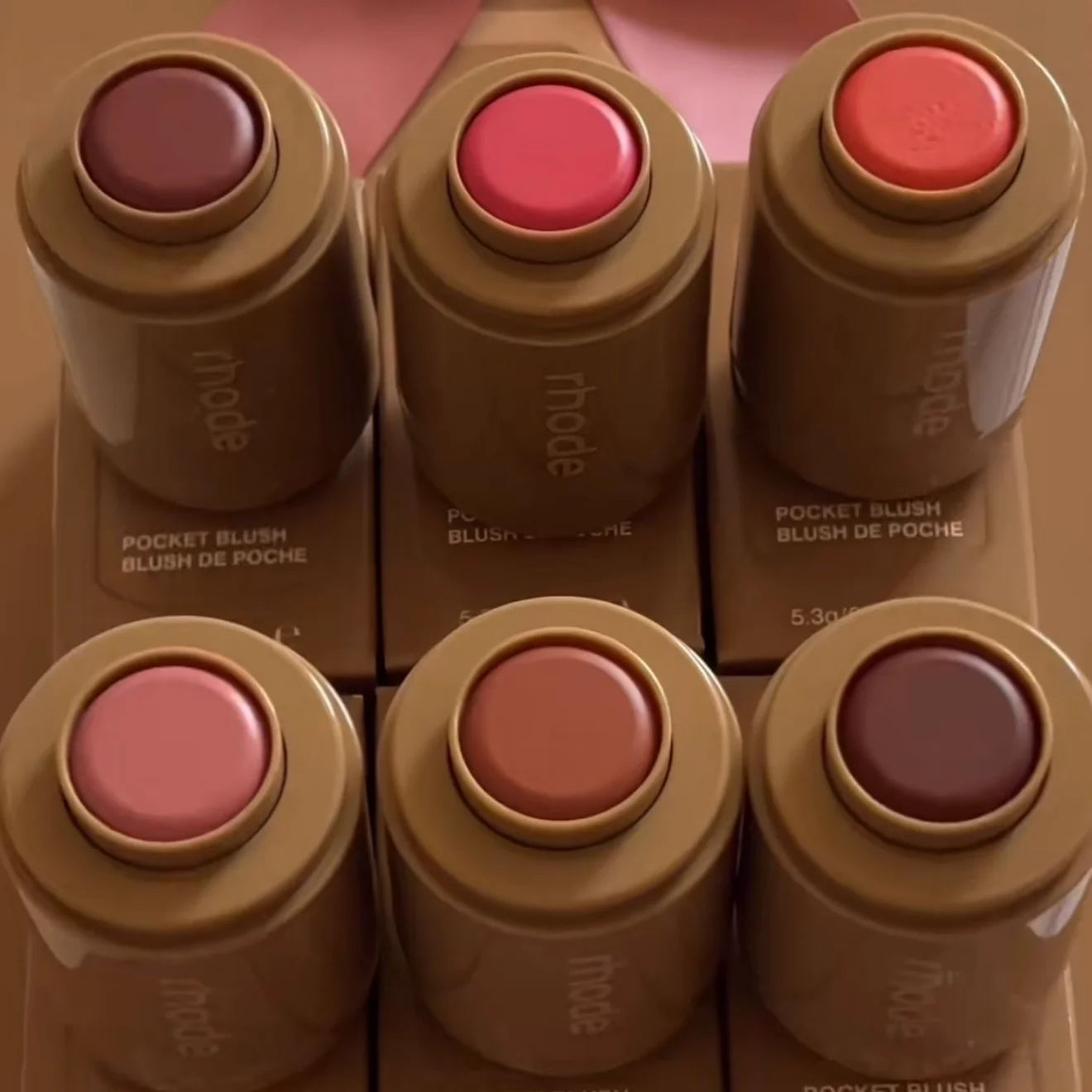 Brand Case Iphone 17 16 Blusher Rouge Powder Pocket Blush Lip Gloss Cheek Hydrating Stick Natural