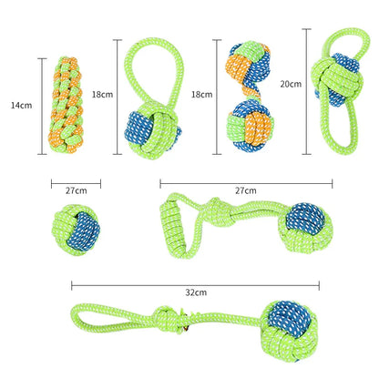 Dog Rope Chew Toy – Interactive Cotton Rope Toy for Dogs