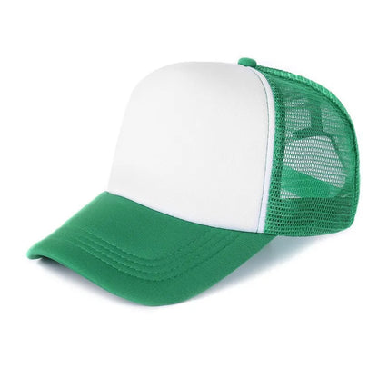 Custom Logo Mesh Trucker Hat – 5-Panel Snapback Baseball Cap for Men & Women