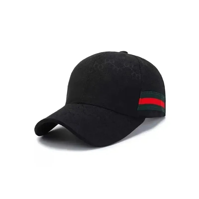 Monogram Print Baseball Cap – Adjustable Unisex Sun Hat