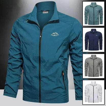 UPF 50+ Men's UV Protection Windbreaker Jacket