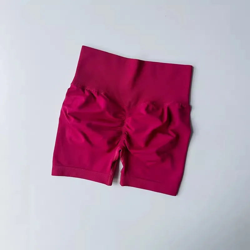 Ruched Butt Lift Yoga Shorts – High Waist Women's Workout Shorts