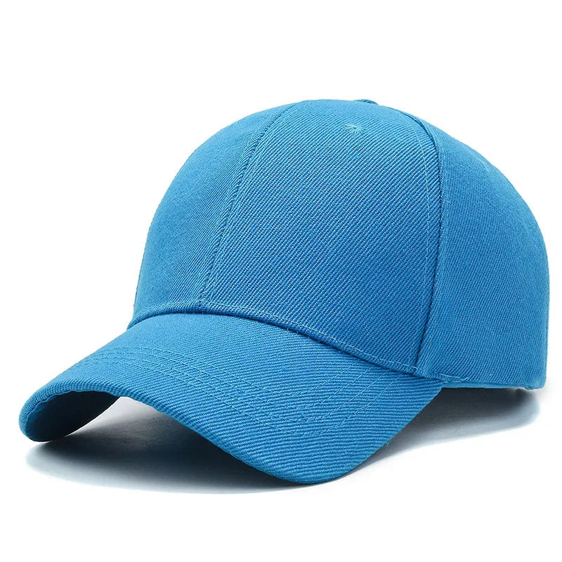 Plain Baseball Cap – Unisex Adjustable Snapback Dad Hat