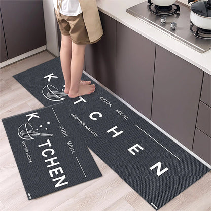Anti-Slip Kitchen Floor Mat Set – Soft Washable Area Rug for Kitchen, Bedroom & Hallway