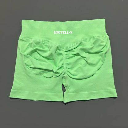 Women's Seamless High-Waist Workout Shorts – Yoga & Gym