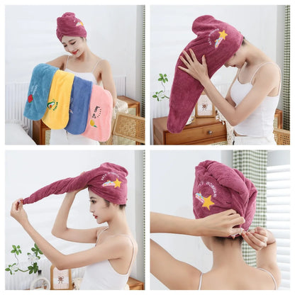 Microfiber Hair Towel Wrap – Quick Dry Turban for Women