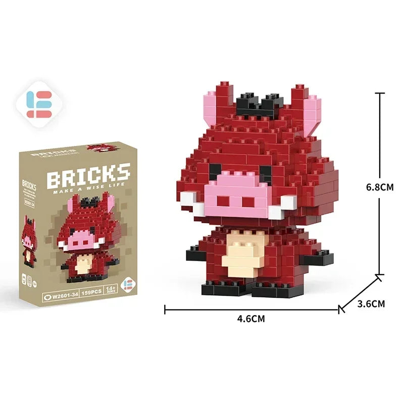 Disney Tsum Tsum Mini Building Blocks – Cartoon Micro Brick Figures