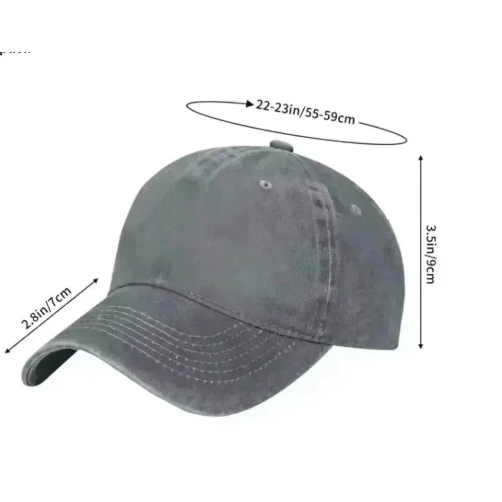 Camel Mirage Distressed Washed Baseball Cap – Unisex Adjustable Hat