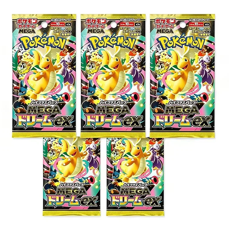 Pokemon MEGA Dream EX Japanese Booster Pack – PTCG Trading Cards