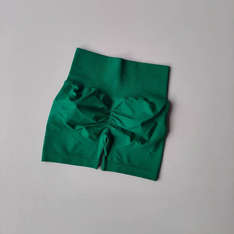 Ruched Butt Lift Yoga Shorts – High Waist Women's Workout Shorts