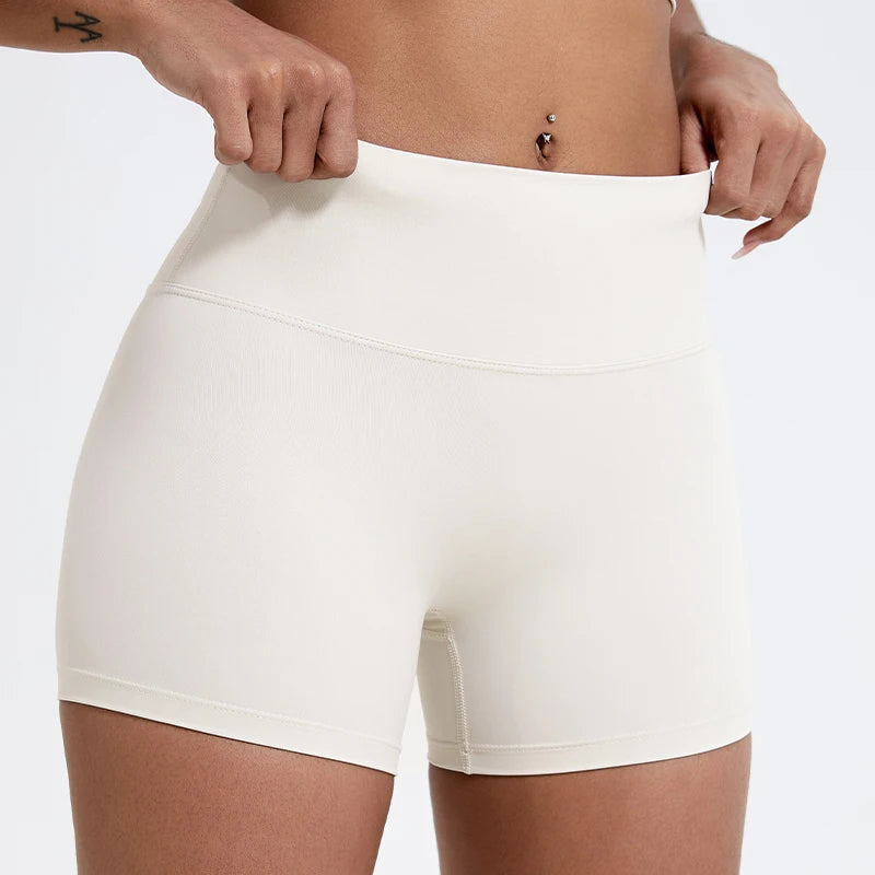 High-Waist Butt Lift Sports Shorts – Slim Fit Running & Cycling Shorts for Women