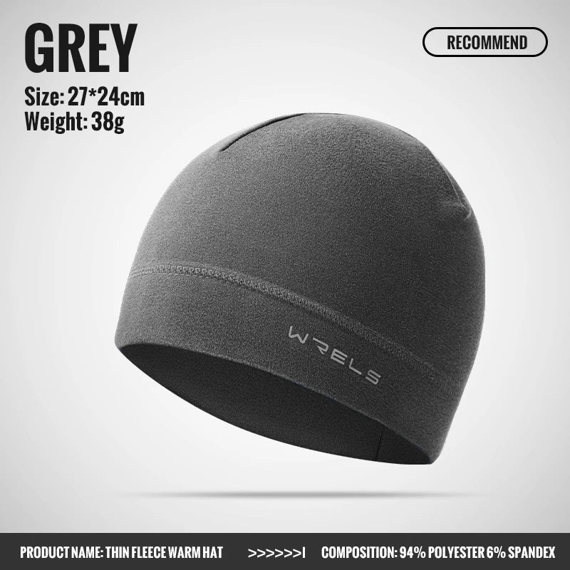 Wrels Thermal Running Beanie Hat – Lightweight Stretch Skull Cap for Sports