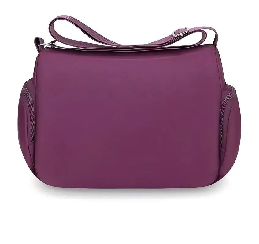 Waterproof Nylon Crossbody Bag for Women – Multi-Pocket Shoulder Handbag