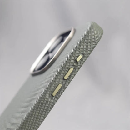 Luxury Alloy Lens Frame Particle Pu Leather Magnetic Case Iphone 17 16 Pro Max 15 14 13 Magsafe